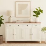 Madrid Sideboard (L) white with distressed Edges - Image 2