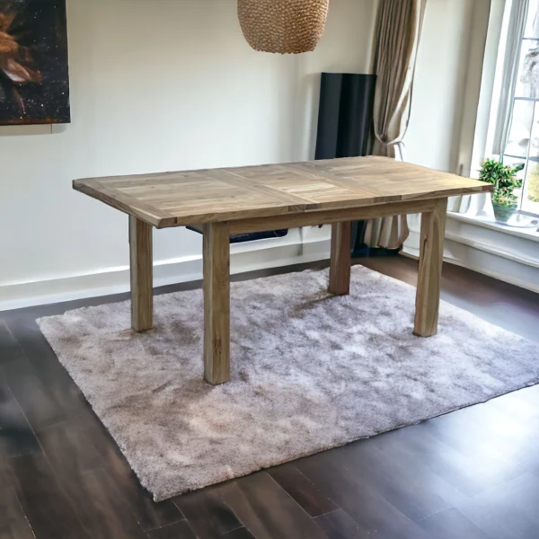 Acacia Extendable Dining Table - Image 9