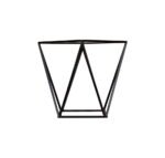 Valerie Geometric Side Table in Black - Image 5