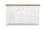 Madrid Sideboard (L) white with distressed Edges - Image 6