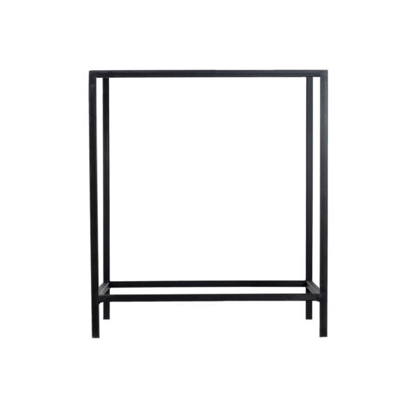 Valerie Square Side Table in Black - Image 4