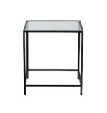 Valerie Square Side Table in Black - Image 3