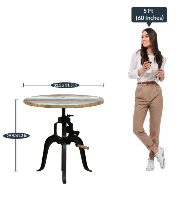 Vistoso Extendable Crank Table - Image 7