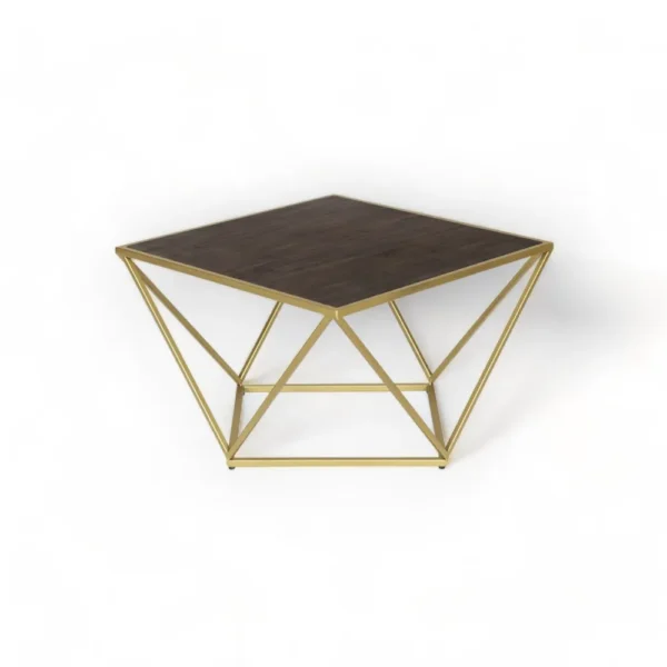 Valerie Coffee Table with Wood top - Image 1