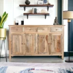 Madrid Sideboard (L) in Natural Finish - Image 2