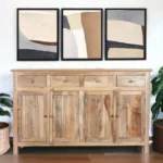 Madrid Sideboard (L) in Natural Finish - Image 3