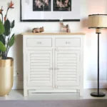 Madrid Sideboard (S) White with Distressed Edges - Image 2
