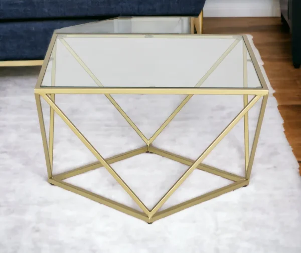 Valerie Small Coffee Table in Gold - Image 3