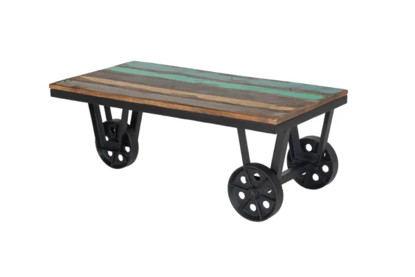 Vistoso  Cart Coffee Table 100x50 cm - Image 3