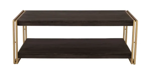 Liverpool Coffee Table in Tobacco Brown - Image 6