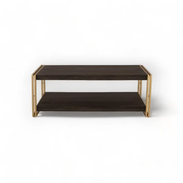 Liverpool Coffee Table in Tobacco Brown - Image 1