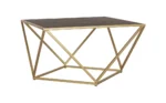 Valerie Coffee Table with Wood top - Image 5