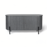 Oval Sideboard (L) in Premium Platina Grey