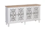 Jodhpur Sideboard White with Burned Edges - Image 8