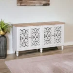 Jodhpur Sideboard White with Burned Edges - Image 7