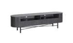Oval Grey TV Console 180 cm - Image 4
