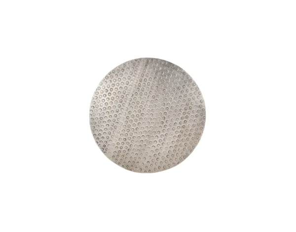 Brass and White Metal Nesting Table - Image 4