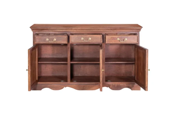 Ajmer Sideboard Walnut Finish - Image 4