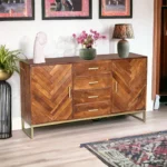 Bruno Sideboard Teak Finish - Image 7