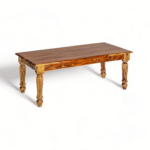 Sheesham Coffee Table with Carving Legs