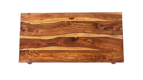 Sheesham Coffee Table with Carving Legs - Image 5