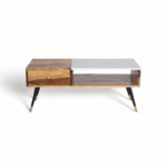 Tyrel Sheesham Coffee Table with 1 Drawer - Image 6
