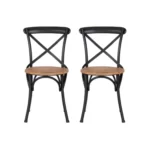 Cross Back Chair- Set of 2