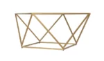 Gold Geometric Coffee Table - Image 6