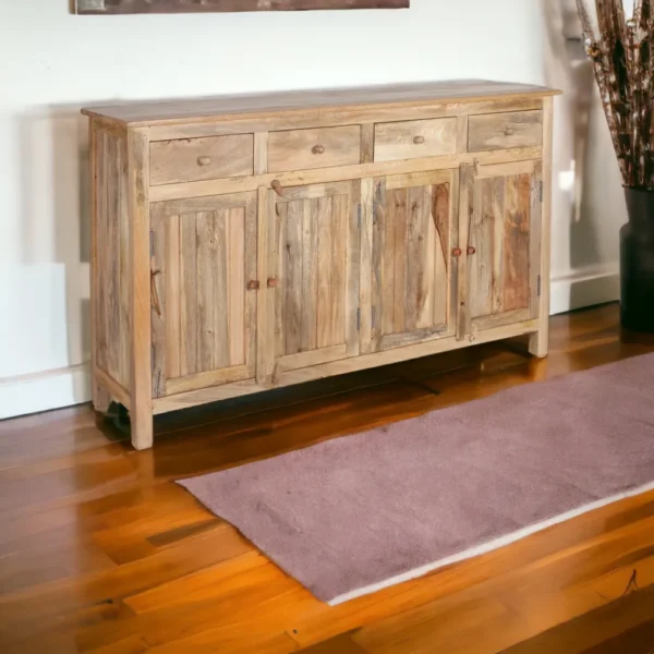 Madrid Sideboard (L) in Natural Finish - Image 4