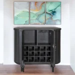 Oval Bar Cabinet - Image 2