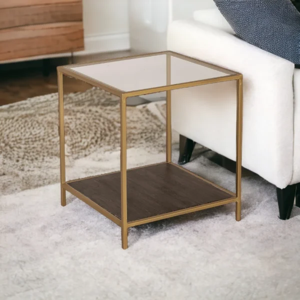 Valerie Side Table W/Shelf - Image 2