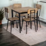 Rio 4 seater Dining Table Set Natural