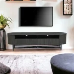Oval Grey TV Console 180 cm - Image 2