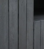 Oval Grey TV Console 140 cm - Image 4