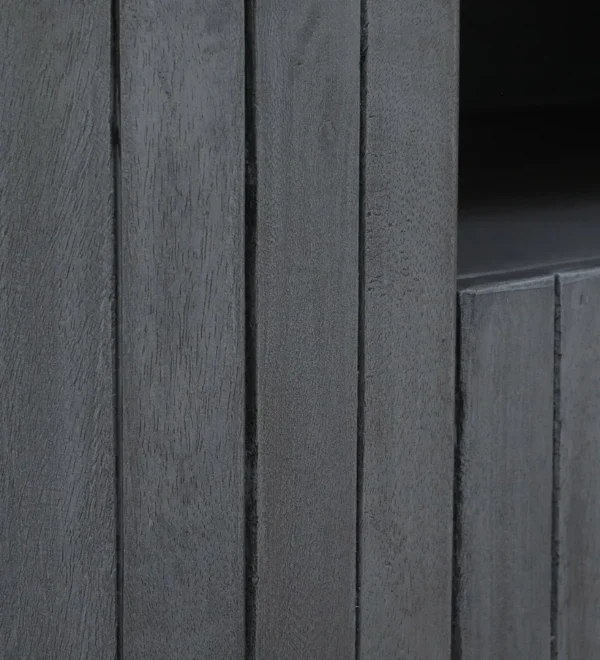 Oval Grey TV Console 140 cm - Image 4