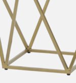 Gold Geometric Side Table - Image 6