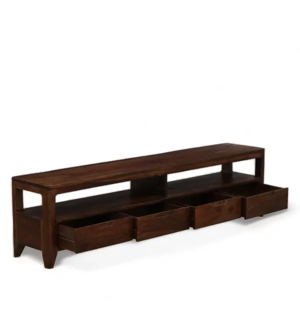 Tyrel Sheesham Wood 4 Drawer TV Cabinet - Image 5