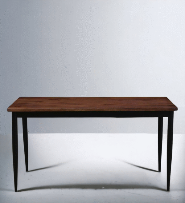 Rio 6 Seater Dining Table in Walnut - Image 3