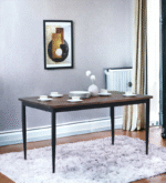 Rio 6 Seater Dining Table in Walnut - Image 2