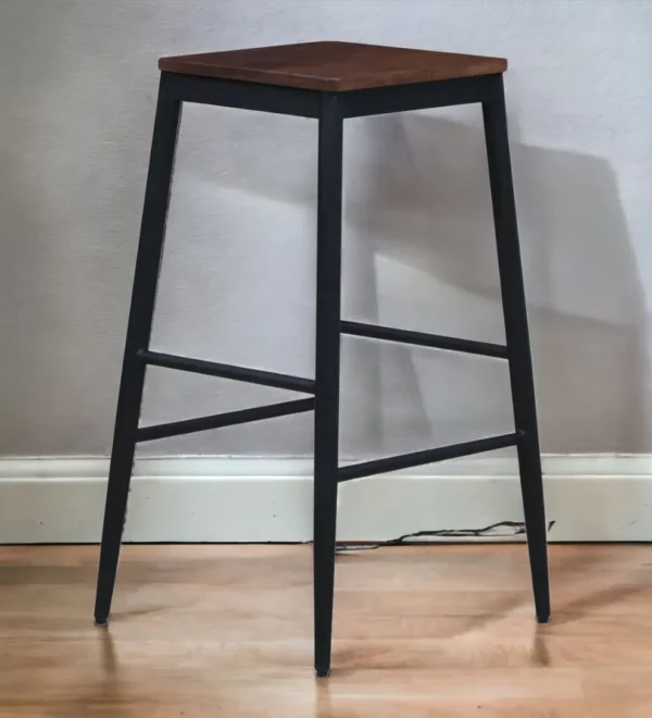 Rio Bar Stool in Walnut - Image 3