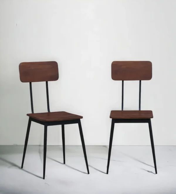 Rio Chairs set of 2 in Walnut - Image 2