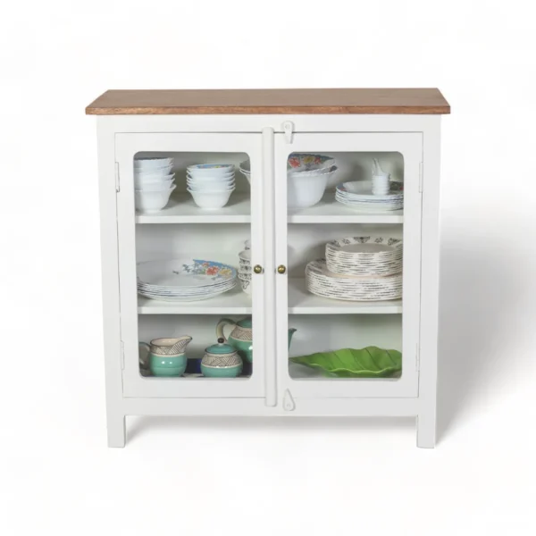 Madrid Crockery Cabinet With Glass Doors - Image 1