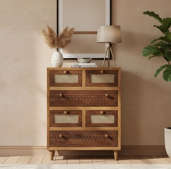 Luffy Chest Of Drawers in Light Brown and Tubaq - Image 2