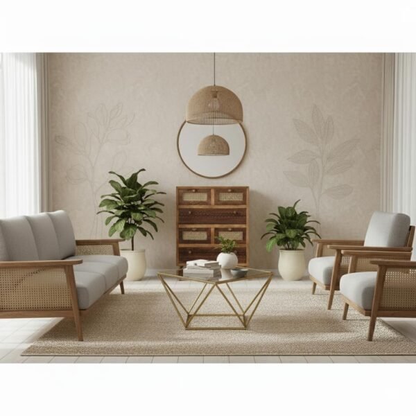 Luffy Chest Of Drawers in Light Brown and Tubaq - Image 4