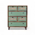 Luffy Chest Of Drawers in Premium Olive Green and Tubaq - Image 13