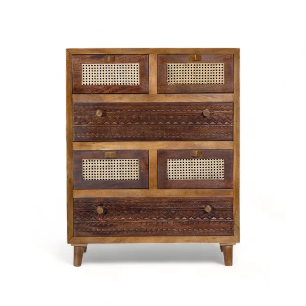 Luffy Chest Of Drawers in Light Brown and Tubaq - Image 8