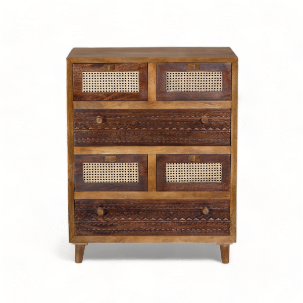 Luffy Chest Of Drawers in Light Brown and Tubaq - Image 1