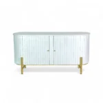 Oval Sideboard (L) in Decu White