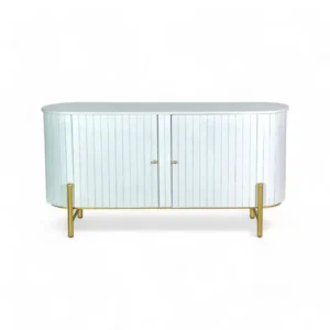 Oval Sideboard (L) in Decu White