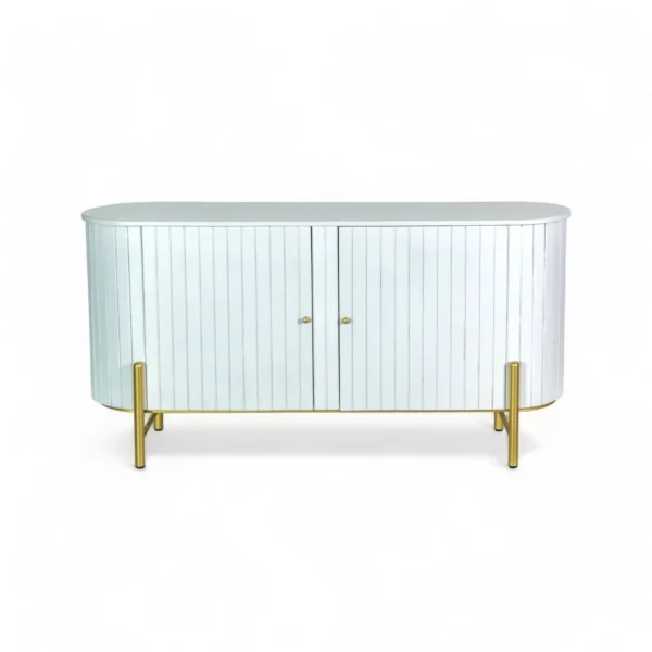 Oval Sideboard (L) in Decu White - Image 1